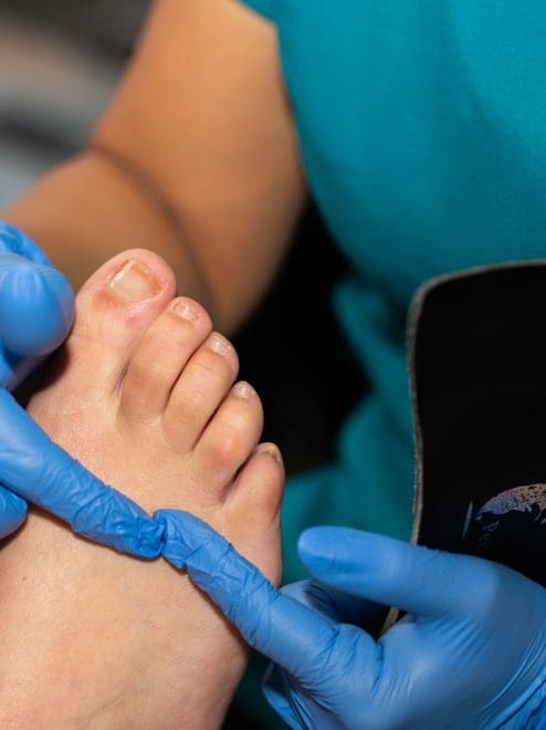 chiropody examination