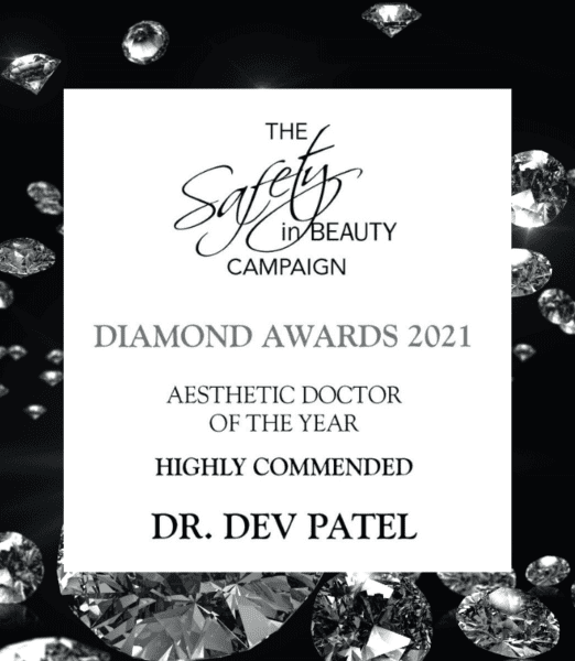 Dr Dev Patel, a winner at the Safety in Beauty Awards 2021