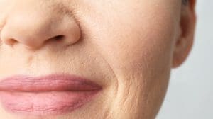 woman's face close up